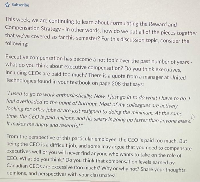  Subscribe This week, we are continuing to learn about Formulating the