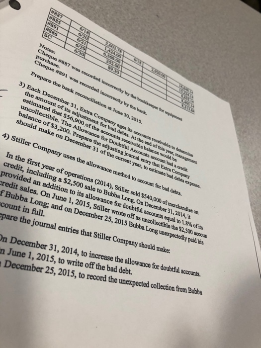 Cheque Cheque Deposit 120 1821831 29-Jun 6. ) 3.AT Cheques/Charges Bank Statement