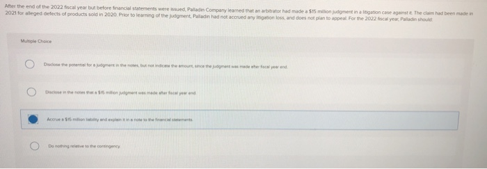 refinance the obligations on a long term basis C ) The business