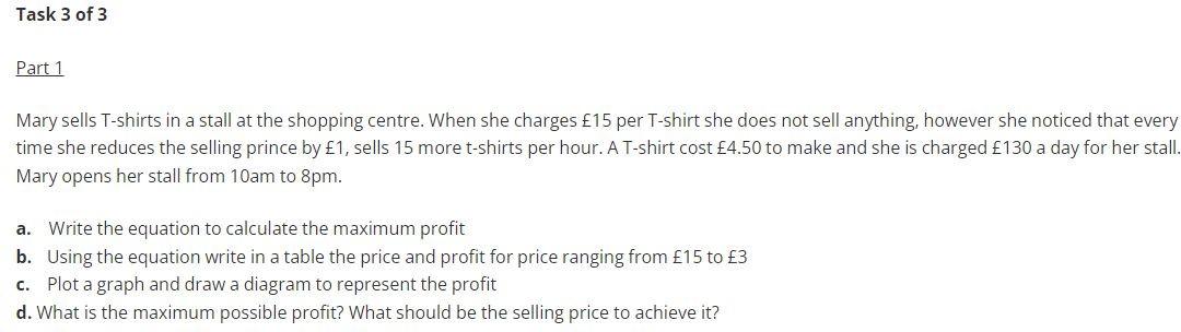 Please answer it correctly this time Task 3 of 3 Part