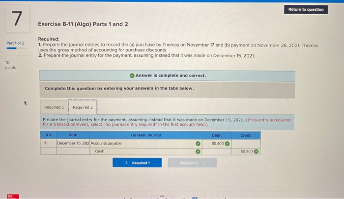 was given a 20% trade discount. The terms of the sale were