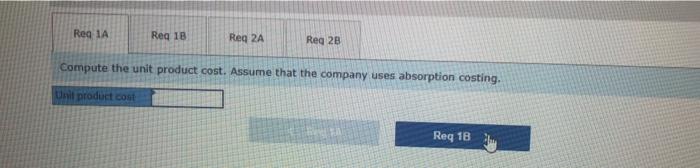 Statements (L07-1, LO7-2] Lynch Company manufactures and sells a single product The