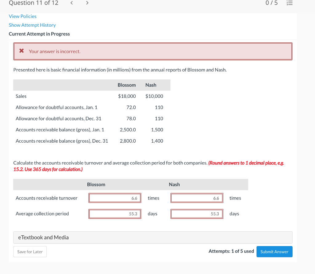 Please Type the answer; don't handwrite! Question 11 of 12 075 iii