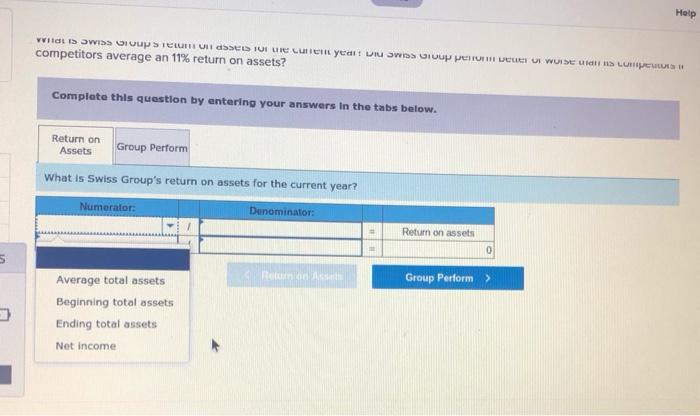 A2 Swiss Group reports net income of $31,000 for the year. At