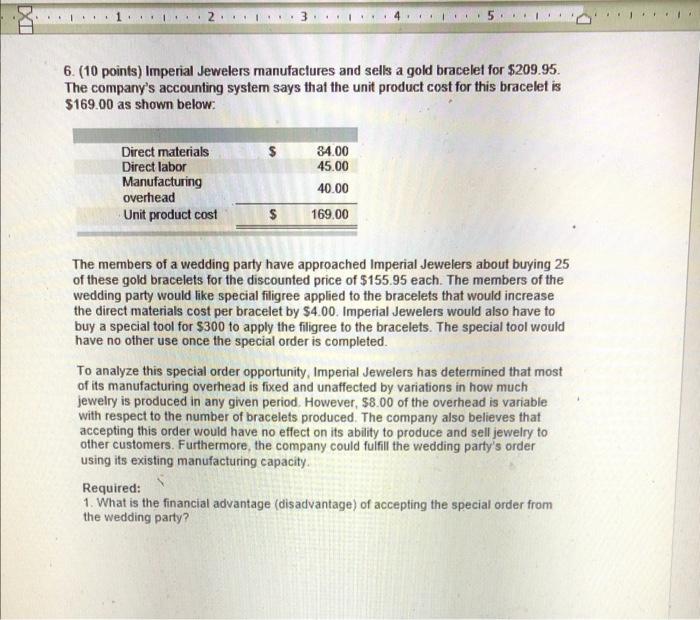 This is just example I need help please do it in order