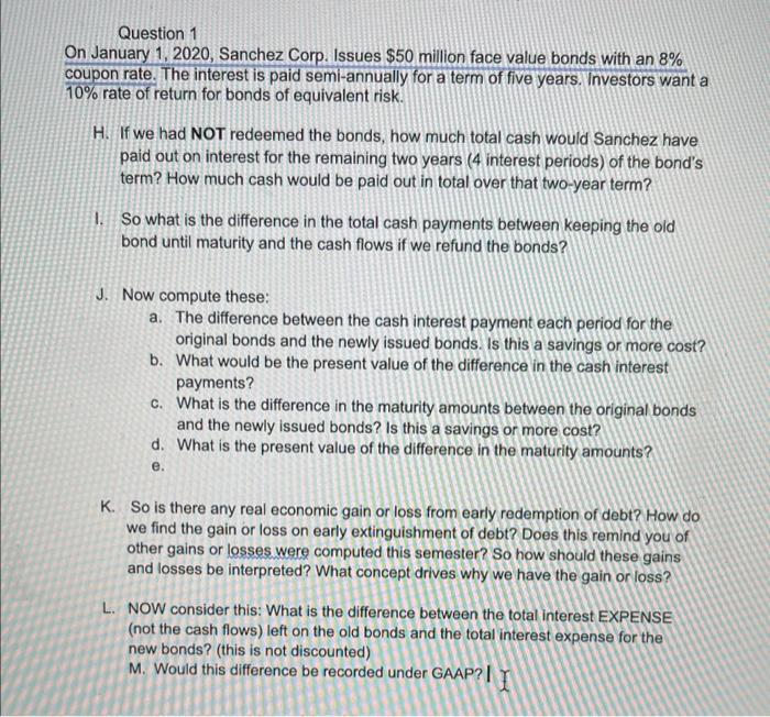  J. Now compute these: a. The difference between the cash interest
