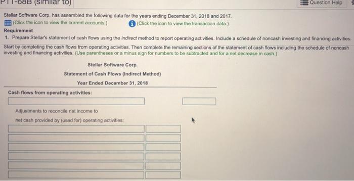  1-68B (similar to) Question Help Stellar Software Corp, has assembled the