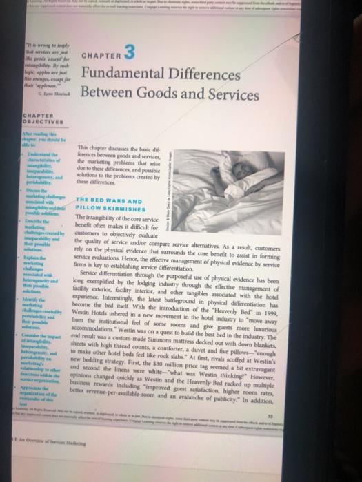  ge der My CHAPTER 3 Fundamental Differences Between Goods and Services
