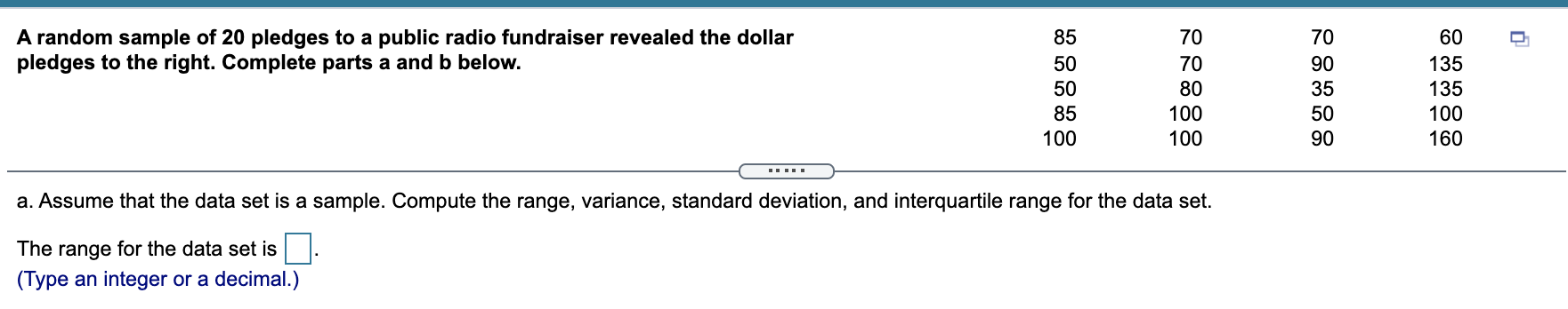 rating- thank you:) Given population parameters for two populations, population 1 has