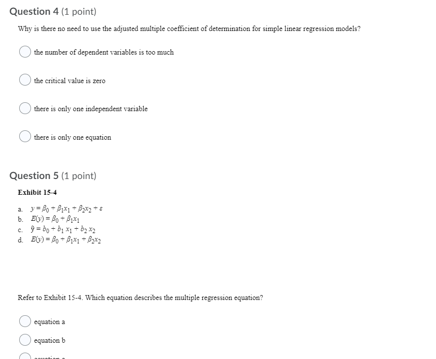 SS MS F Regression 2590.78 1295.39 Residual 1204.24 Coefficients Standard Error Intercept
