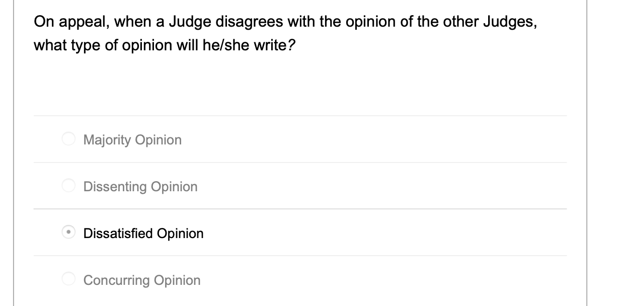 TEST: Judicial Requirements and the Court System: LEGAL ENVIRONMENT OF BUSINESS 76977