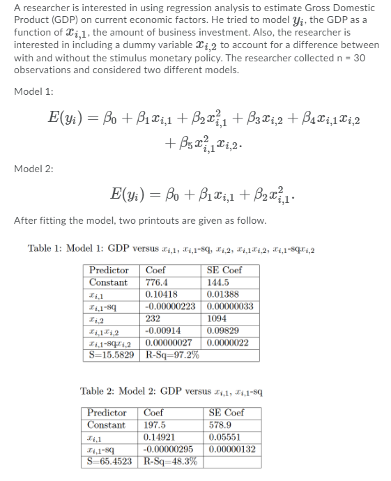 Please help with the following statistics question. The first attachment is the