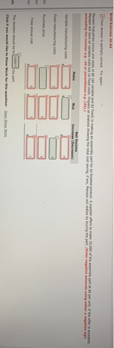  Brief Exercise 20-04 Your answer is partially correct. Try again anson