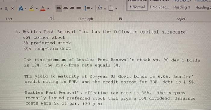  = x, X A.A. 1 Normal T No Spac... Heading 1