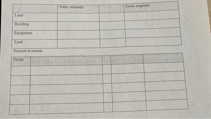 ejecutivo que desea adquirir una instalacion su compaa. La instalacin consisti en