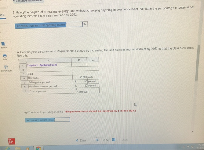 the text. 2. Change all of the numbers in the data area