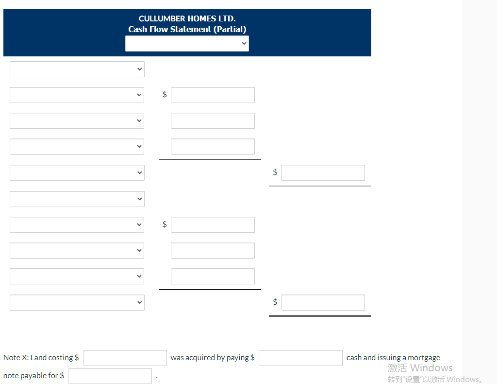Current Attempt in Progress Cullumber Homes Ltd., a private company reporting under