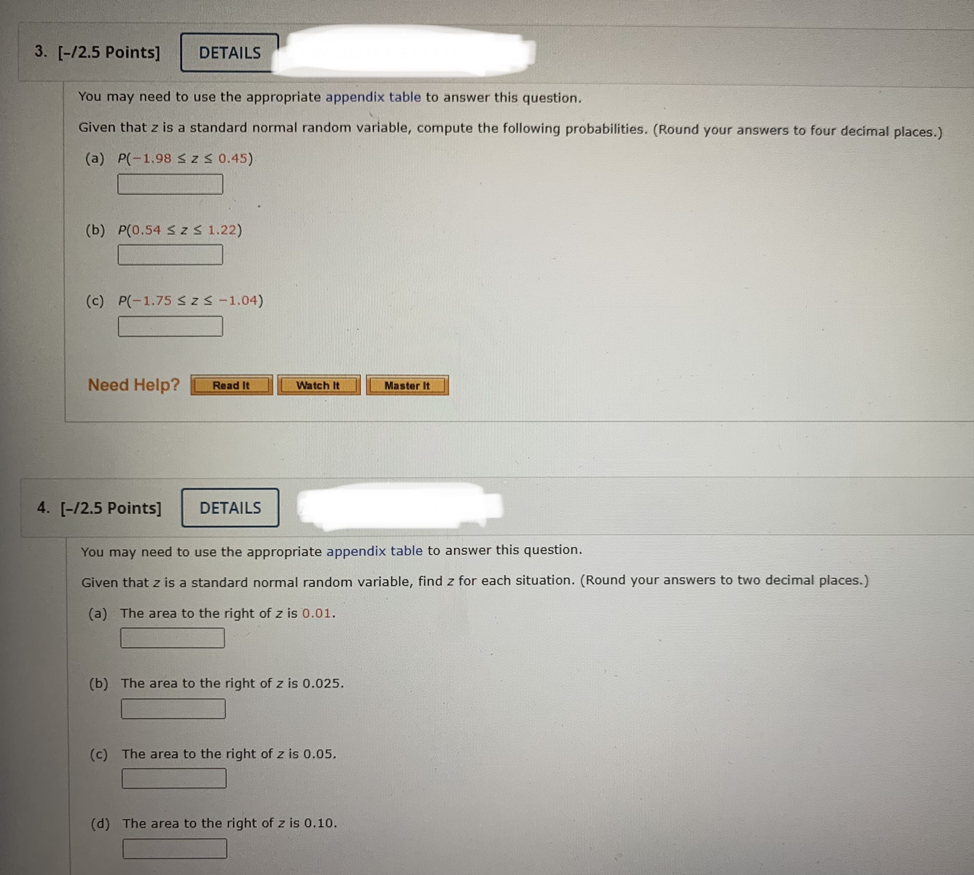 Hello, can you help me answer these two statistics questions? Thank you