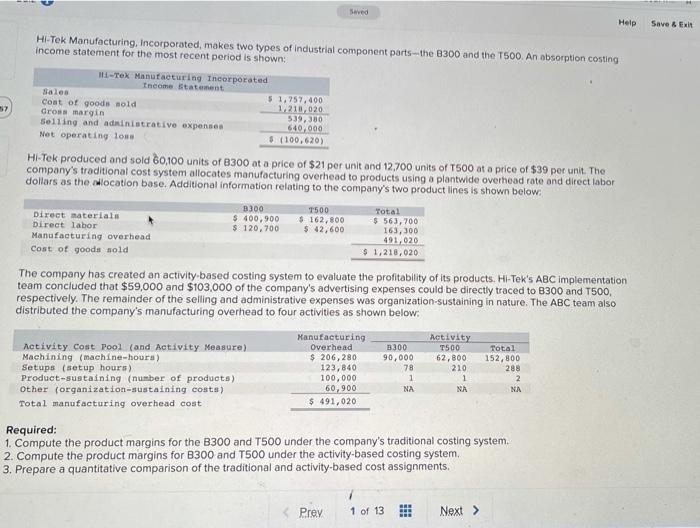  Saved Help Save & EX Hi-Tek Manufacturing, Incorporated, makes two types