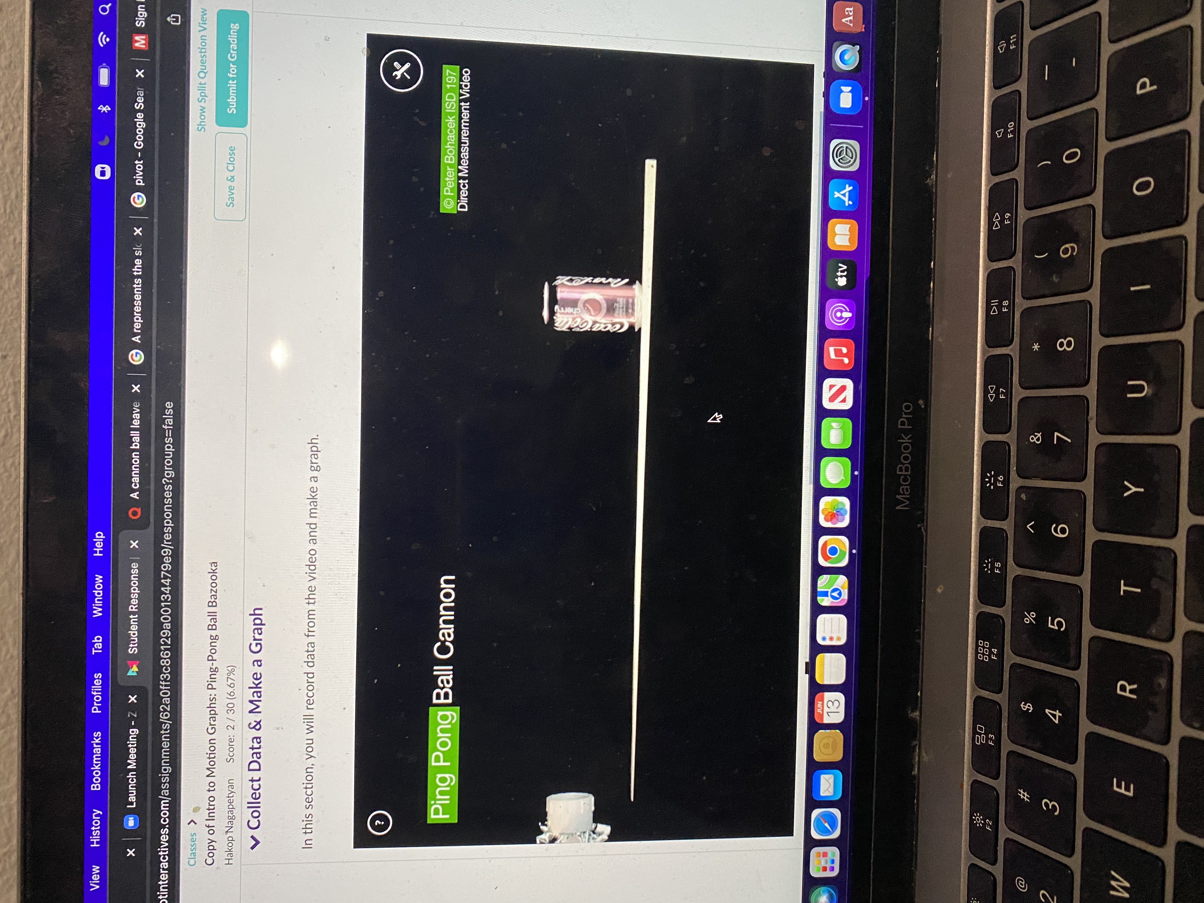 > Copy of Intro to Motion Graphs: Ping-Pong Ball Bazooka Hakop Nagapetyan