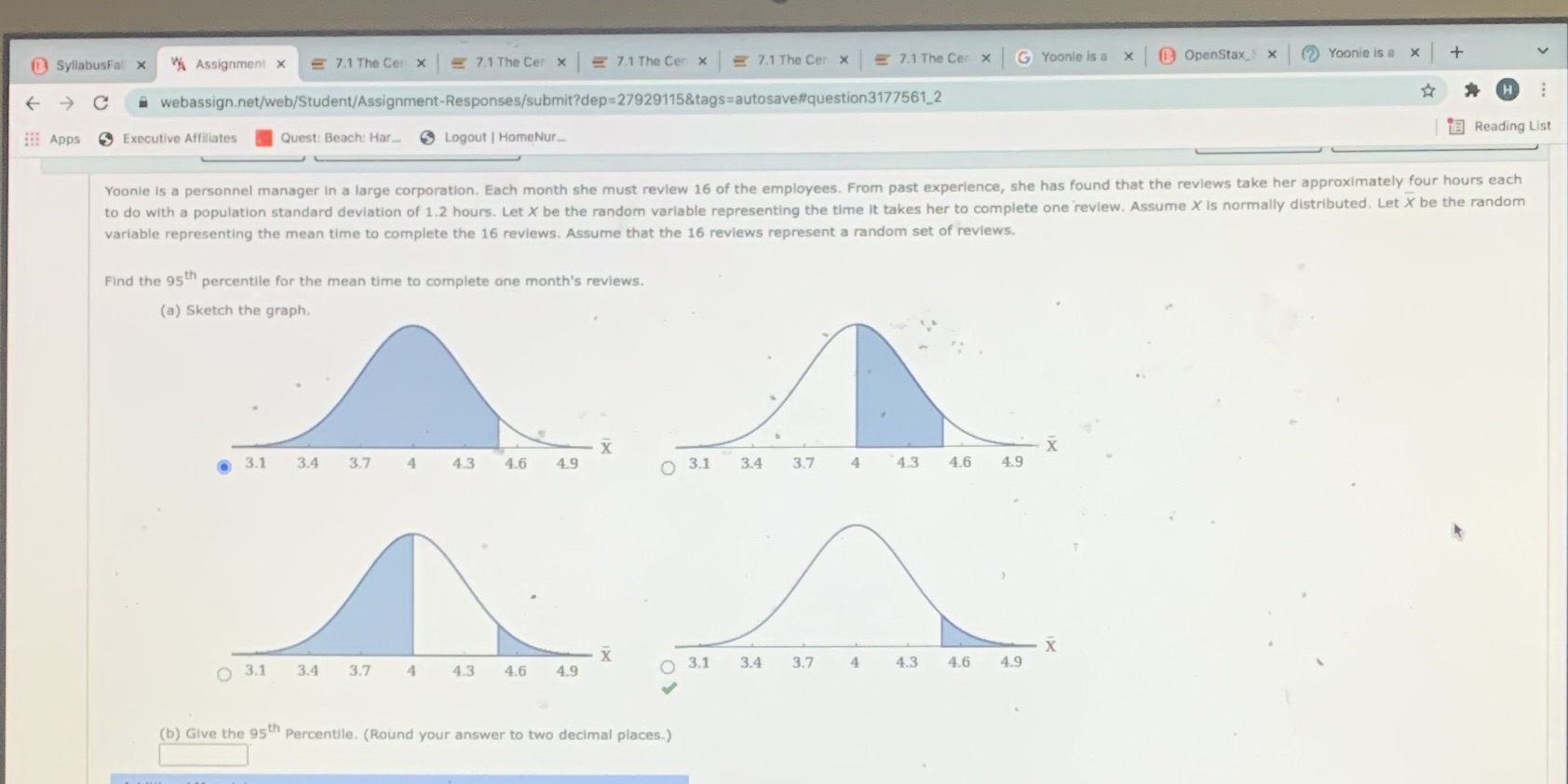 I only need help with part b B SyllabusFal X Assignment x