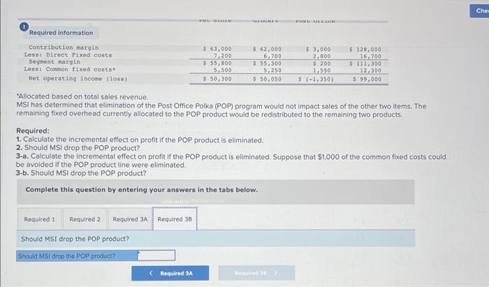 company currently has excess capacity and is investigating several possible ways to