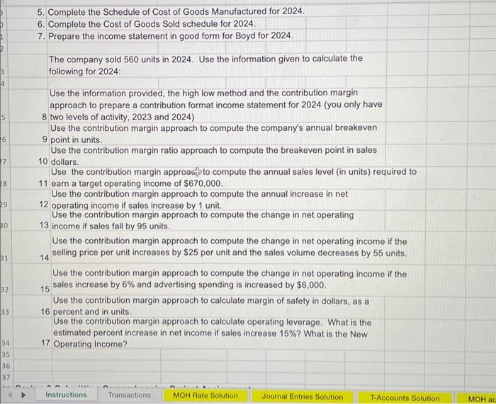 Corporation is a manufacturer that uses job-order costing. On January 1, 2024,