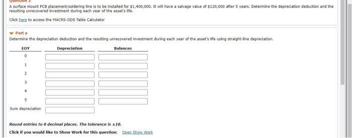  A surface mount PCB placement/soldering line is to be installed for