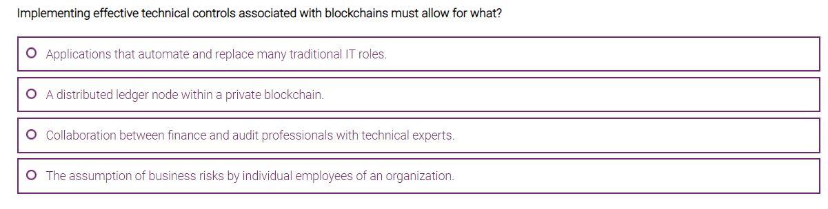 and cryptocurrency scenarios? O Process controls can increase the security of using