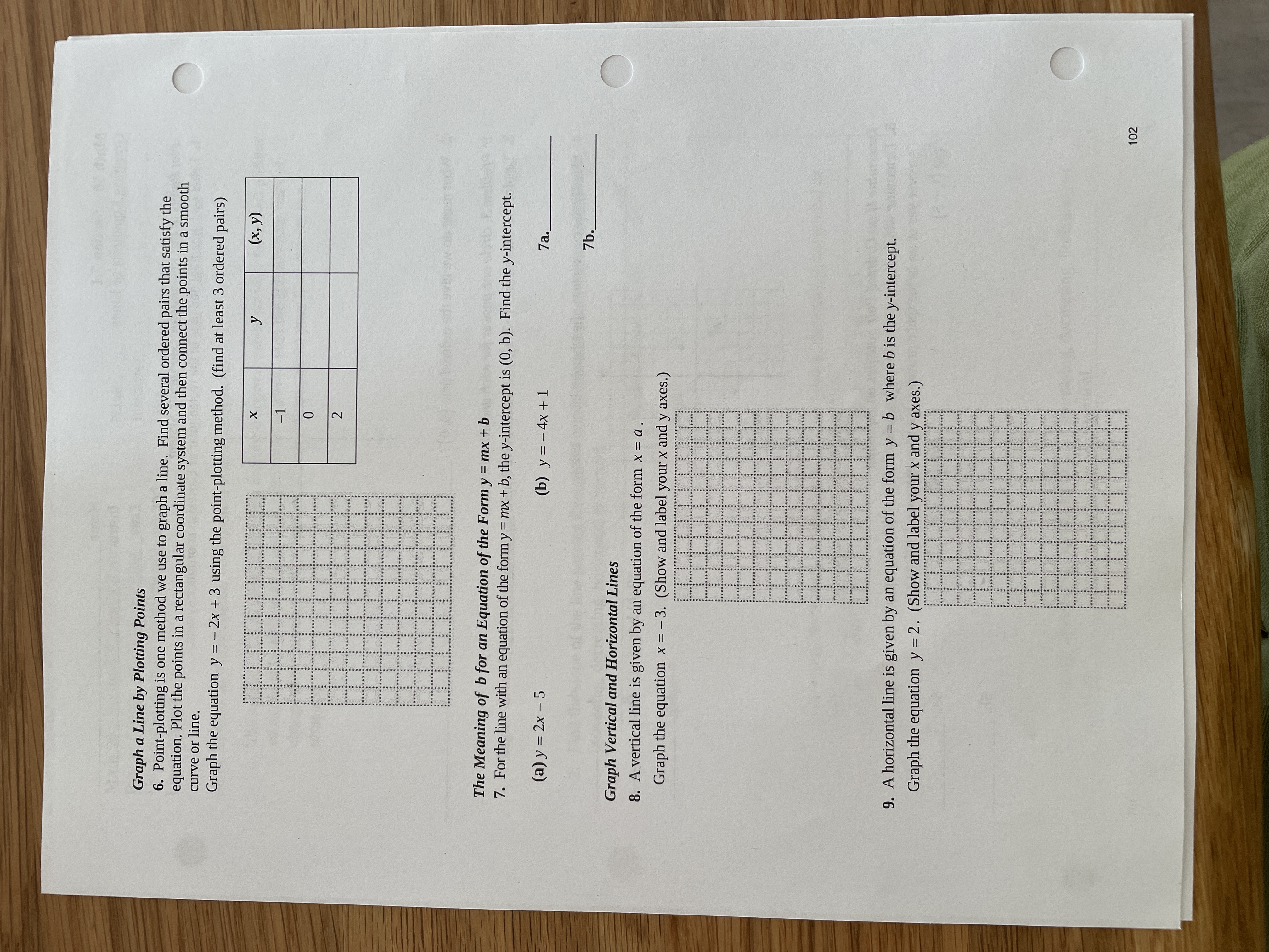 Date Plot Points in the Rectangular Coordinate System 1. Label each quadrant