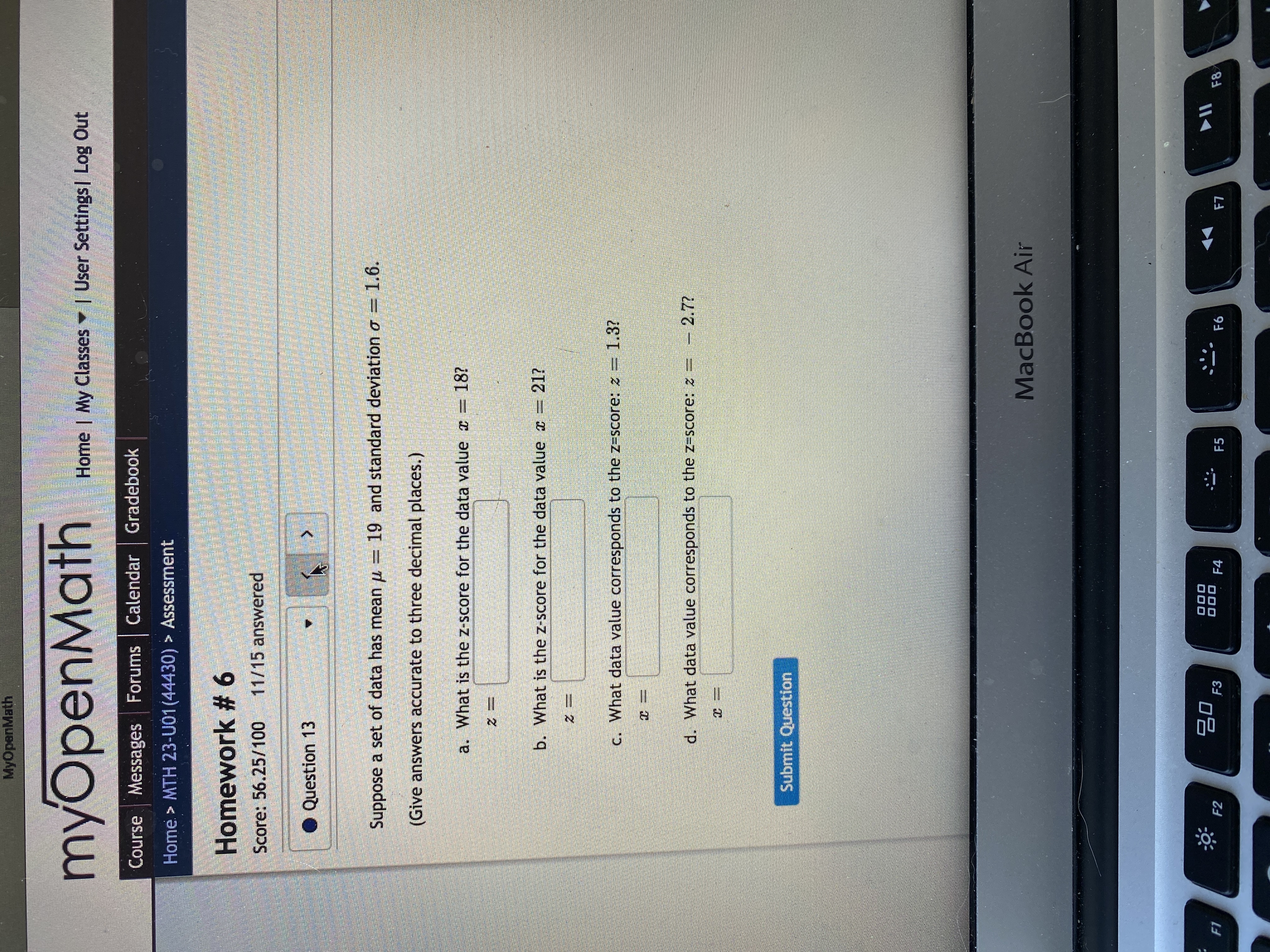 MyOpenMath myOpenMath Home | My Classes ~ | User Settings |