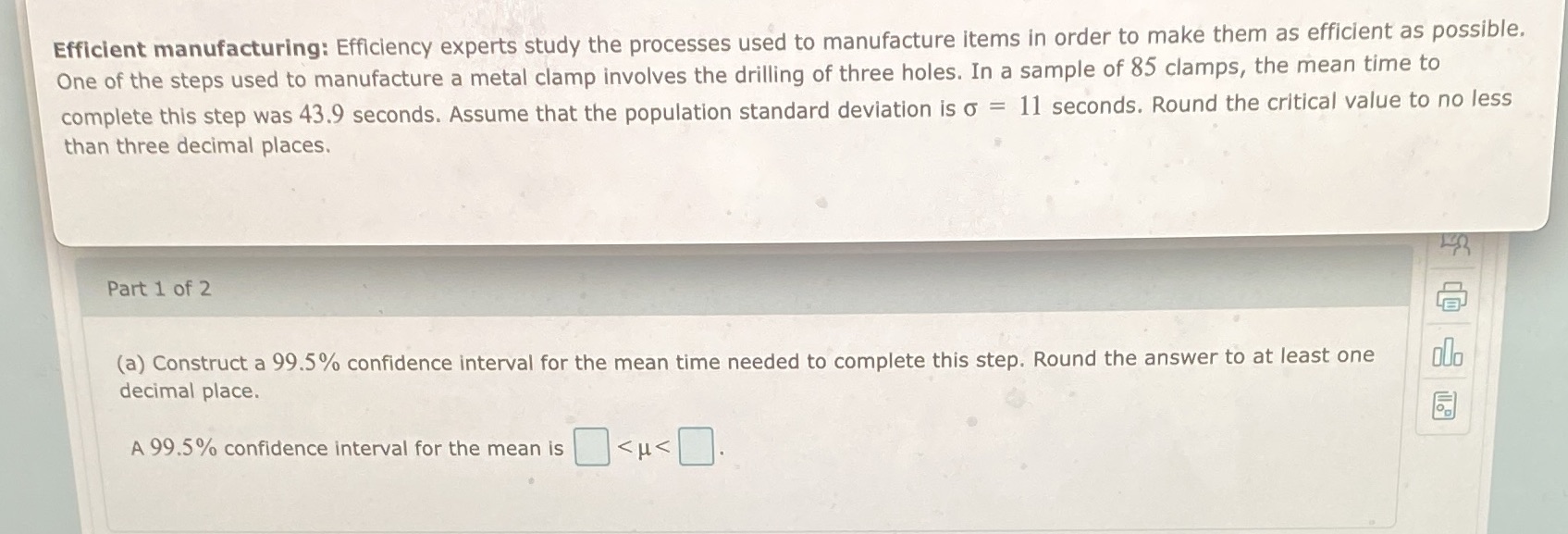 pls help me Efficient manufacturing: Efficiency experts study the processes used to