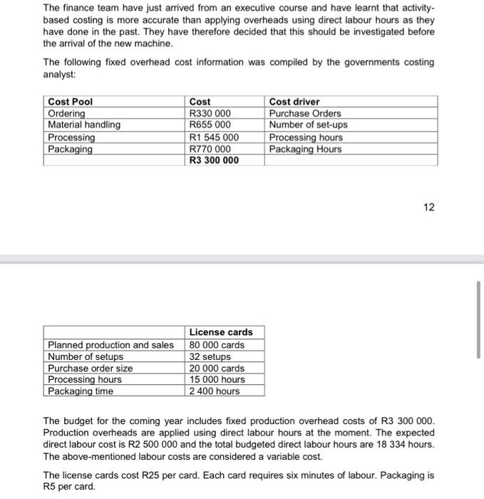  Using activity-based costing as a basis for applying manufacturing overhead cost