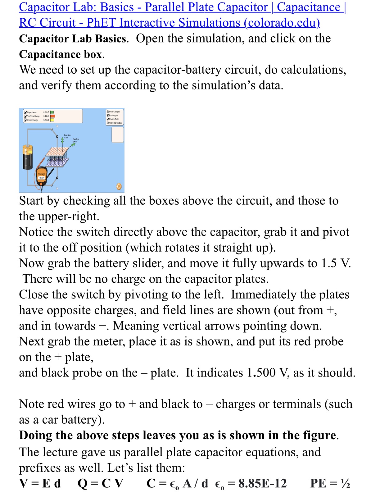 while remaining connected to a Battery. Grab the Separation arrow (vertical green)