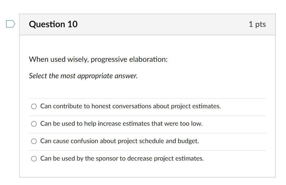 in this example? "We would start the first phase of the project.