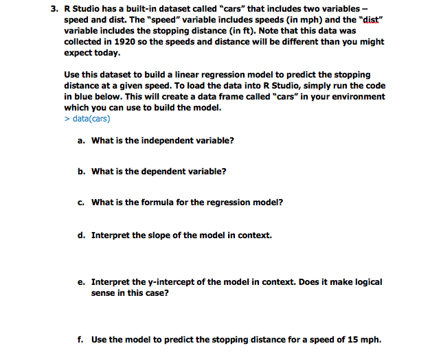 Please help me with linear regression in this practice problem. Thank you.