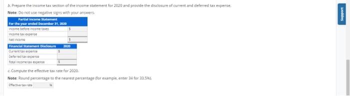 its first year of operations, totals $280.000. Taxable income is $25,000 2.