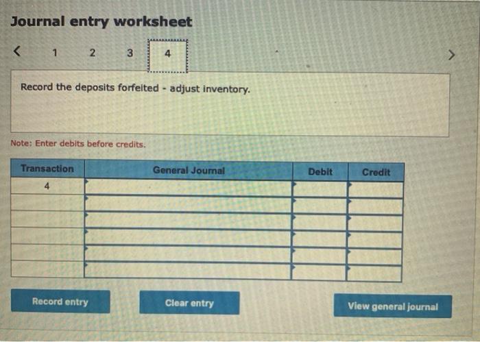 refund when the container is returned. During 2021, deposits collected on containers