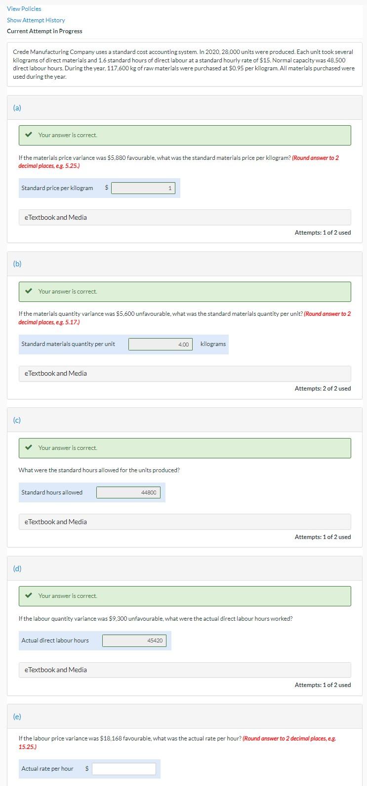 View Policies Show Attempt History Current Attempt in Progress Crede Manufacturing