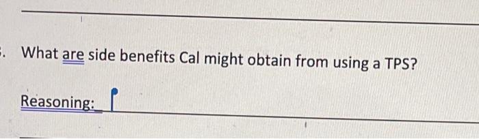 TPS standing for- transaction processing system Please answer fully. Thank you for