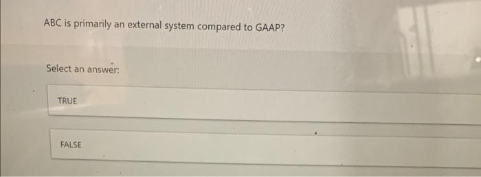of 13 What is the first step in an ABC analysis? Select