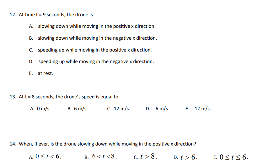 which are moving along a straight line parallel to the x axis.