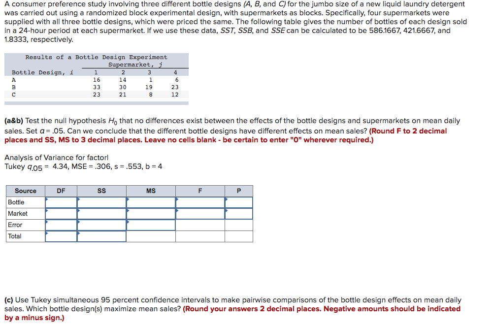 MR MethodeDOnt answer if you dont know A consumer preference study involving