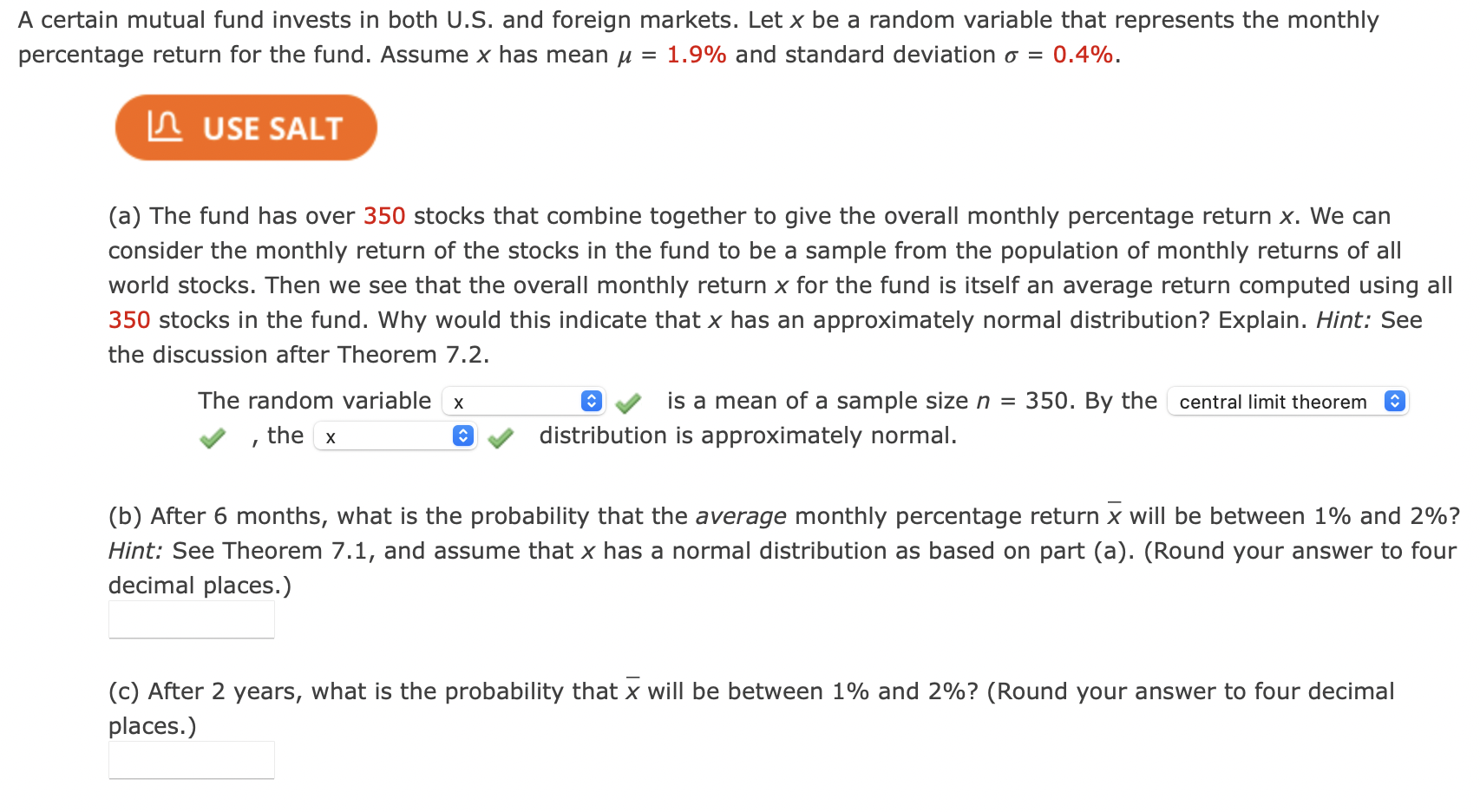 A certain mutual fund invests in both U.S. and foreign markets.