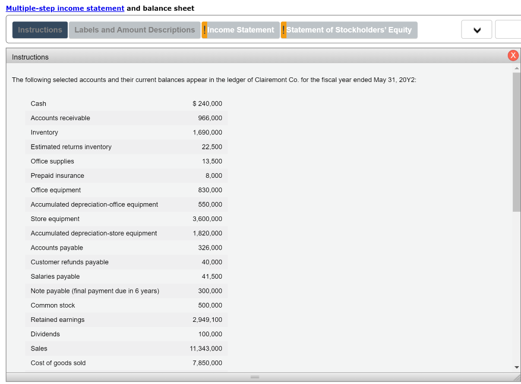 I need everything using this information! Thank you! The following selected accounts