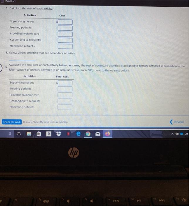 people. A simple list of activities identified is called an activity inventory