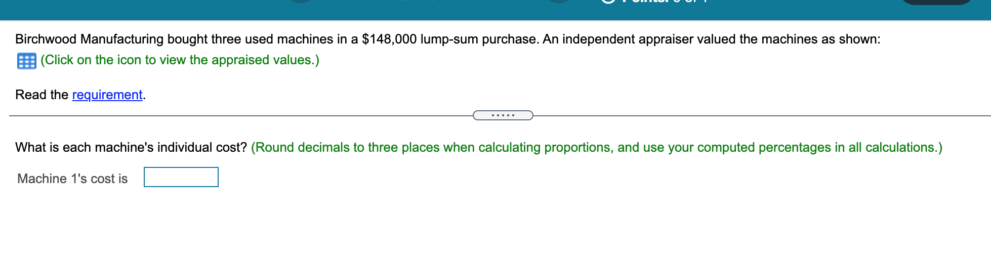 2 75,000 Machine No. 3 45,000 Birchwood Manufacturing bought three used machines