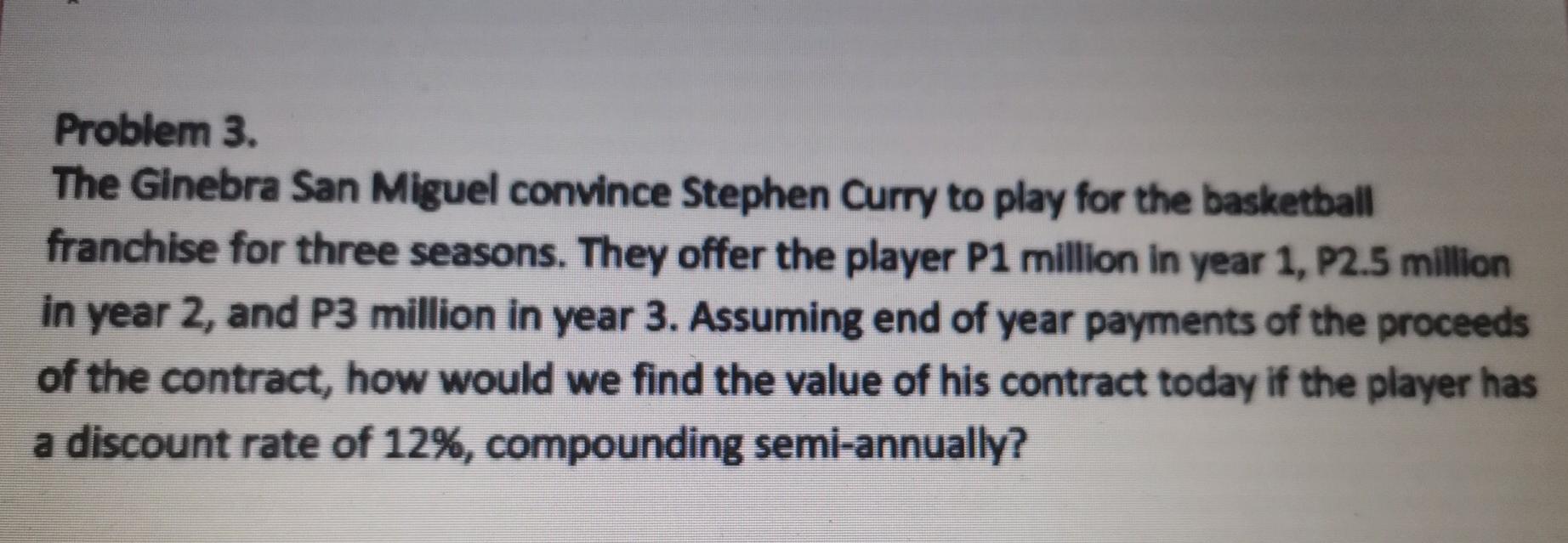 5, assuming a 6% interest rate, compounded annually? End of Year Cash