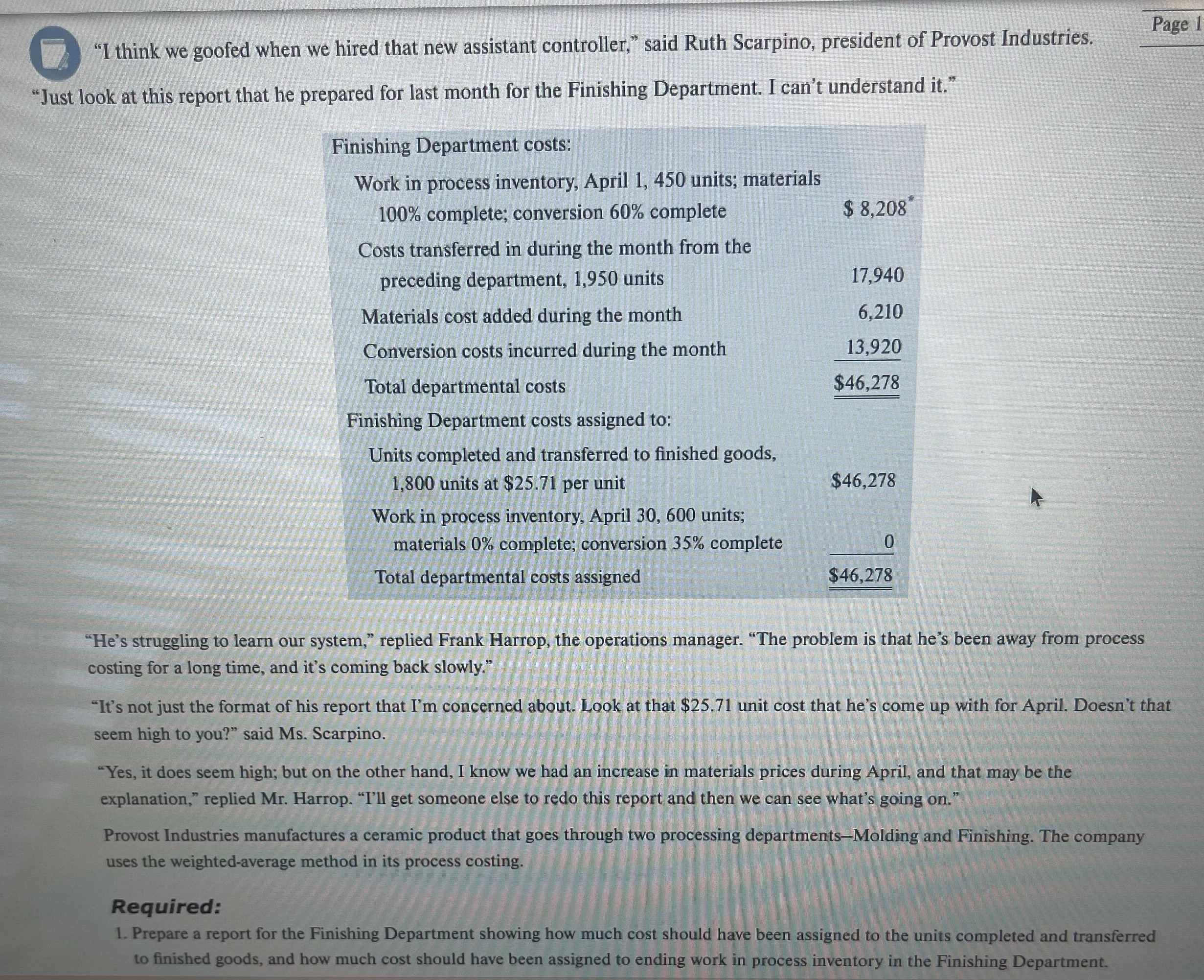 Please show work and explain how you got the answer for required