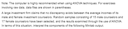 A large investment firm claims that no discrepancy exists between the average